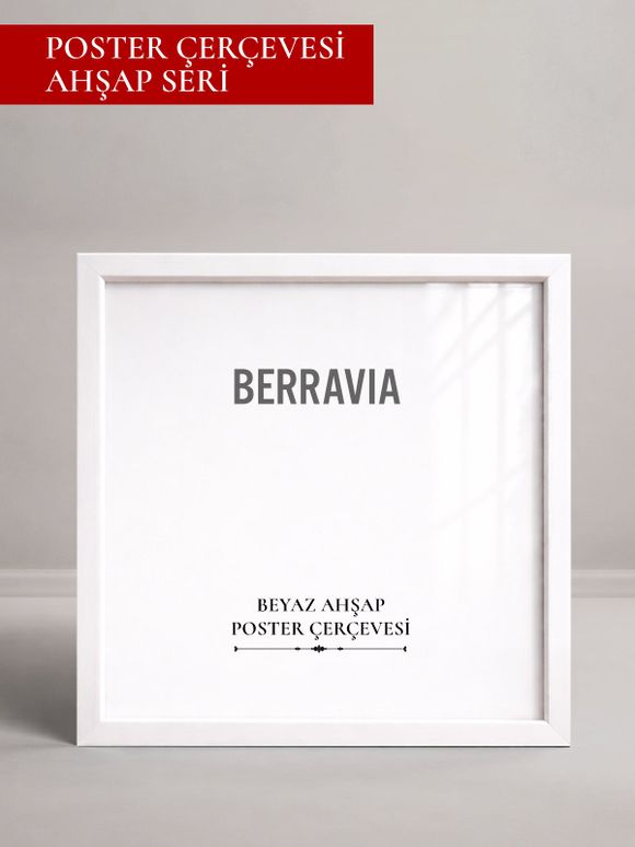 Kare Poster Çerçevesi — Beyaz